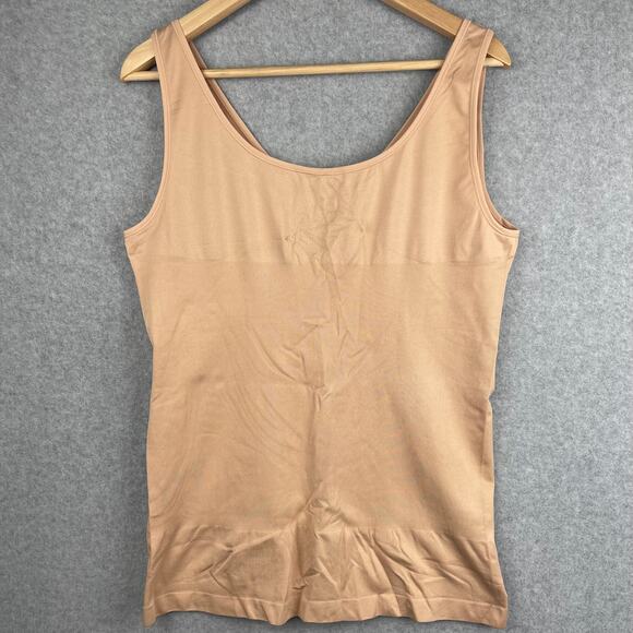 J7000 Jockey Essentials Seamfree Slimming Tank Cool & Comfy Tan Size 4XL - Picture 4 of 7
